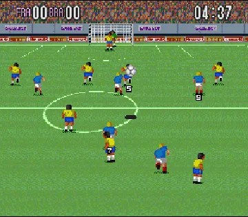 Super Soccer (USA) (Arcade) screen shot game playing